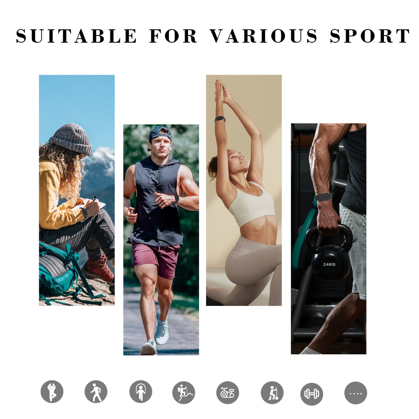 FITCENT Super Soft Adjustable Band