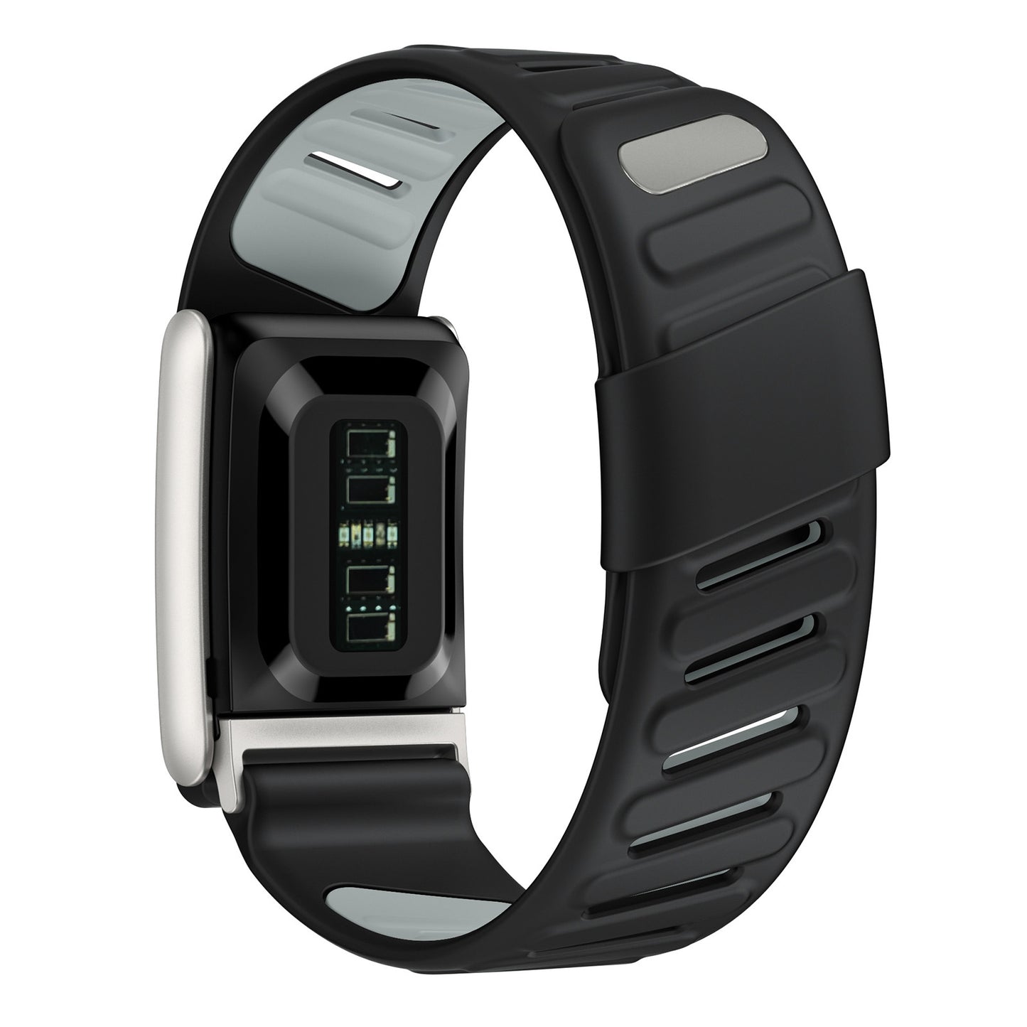 Silicone Sport Band Compatible with Whoop 5.0 Band Strap Men Women, Breathable Sport Adjustable Waterproof Replacement Wristbands Straps for Whoop 5.0 Silicone Bands