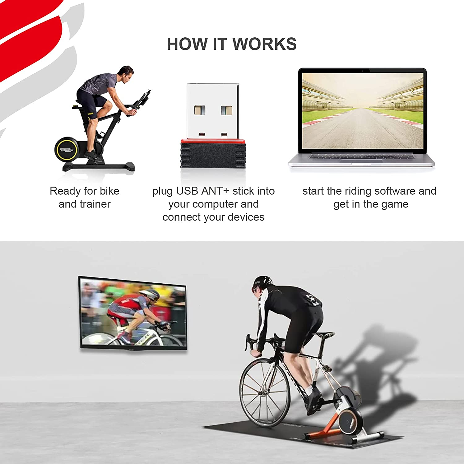 Ant+ indoor trainer sales